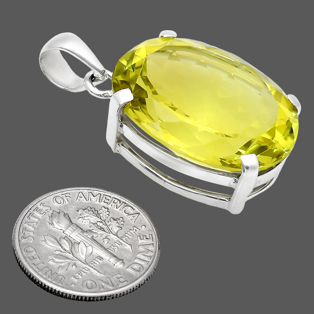 Premium Quality Natural Green Gold Pendant P-1013 19-EP10085