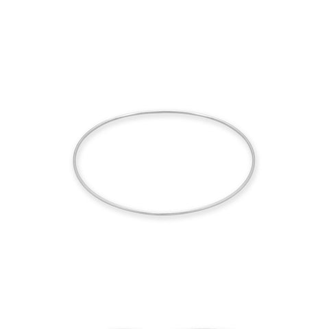 Smooth Wire Bangle Bracelet
