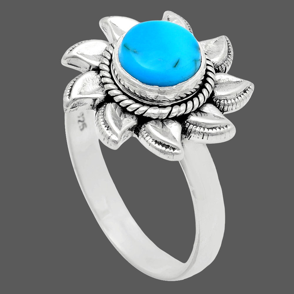 Premium Quality Sun - Sleeping Beauty Turquoise Ring size-9 R-1617 27-ER11081