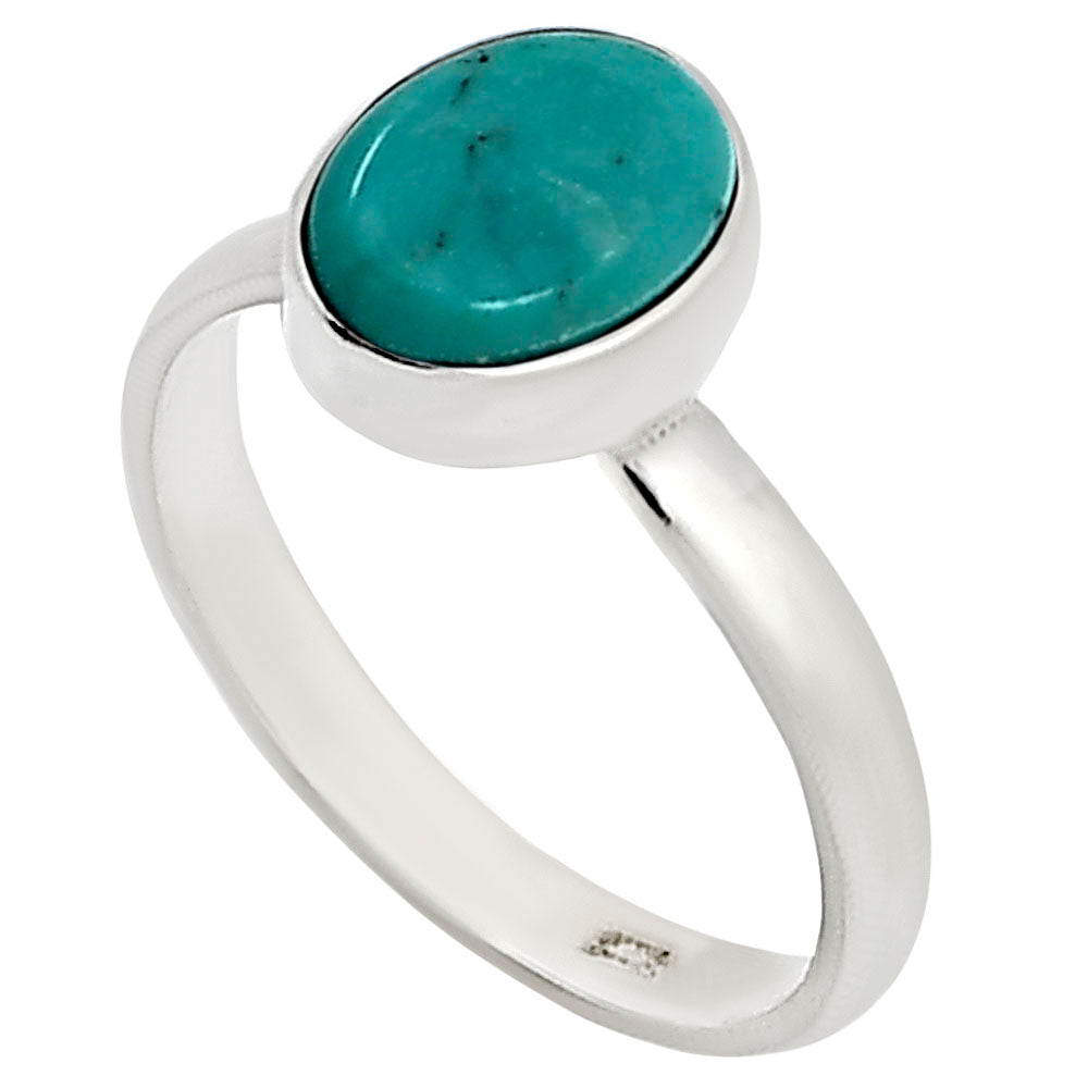Natural Rare Turquoise Nevada Aztec Mt Ring size-5 R-1001 27-ER15854