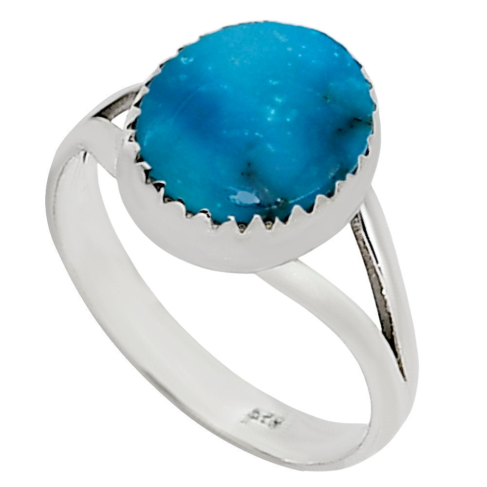 Natural Rare Turquoise Nevada Aztec Mt Ring size-7 R-1227 27-ER16087
