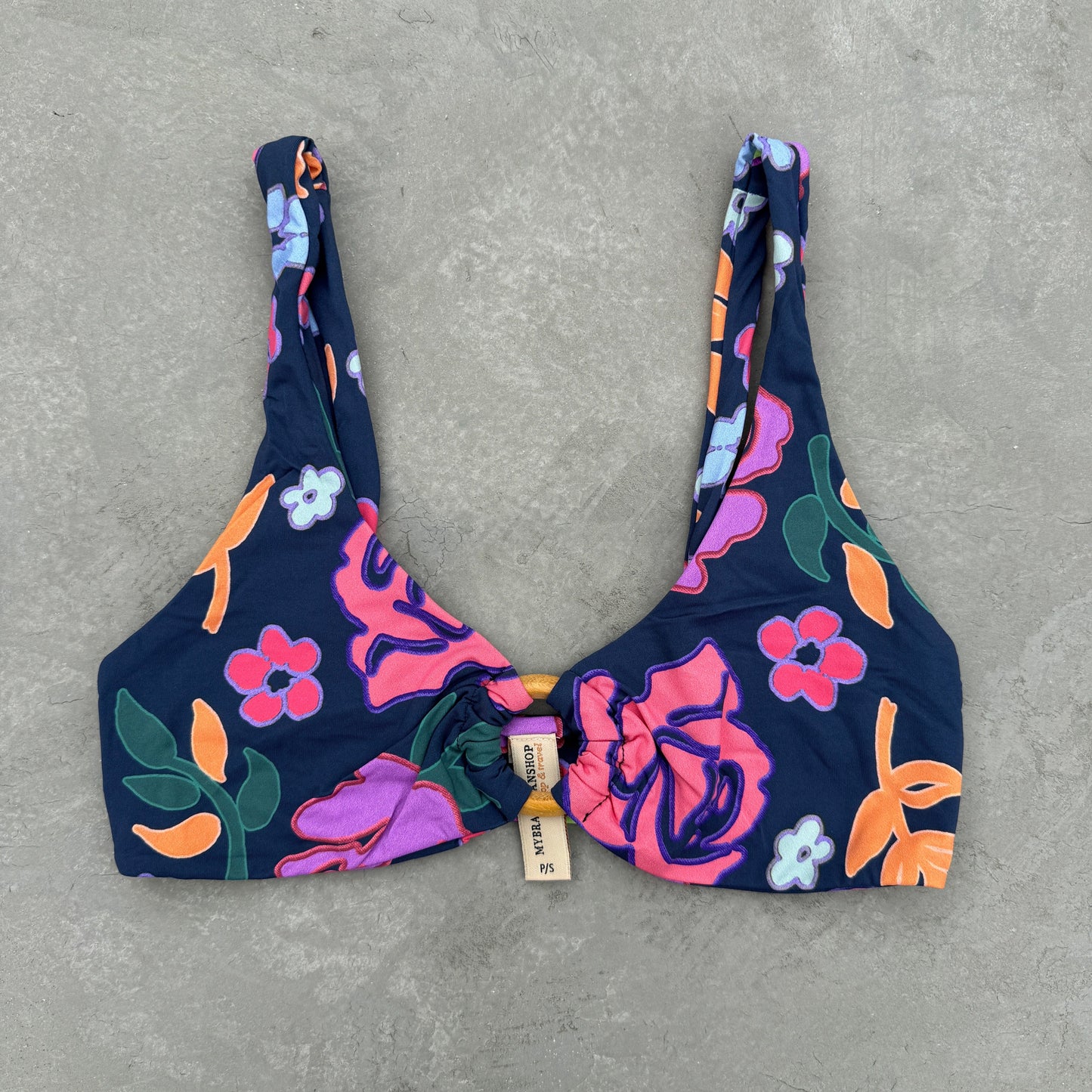Oceanic Bloom Cassia Bikini Top