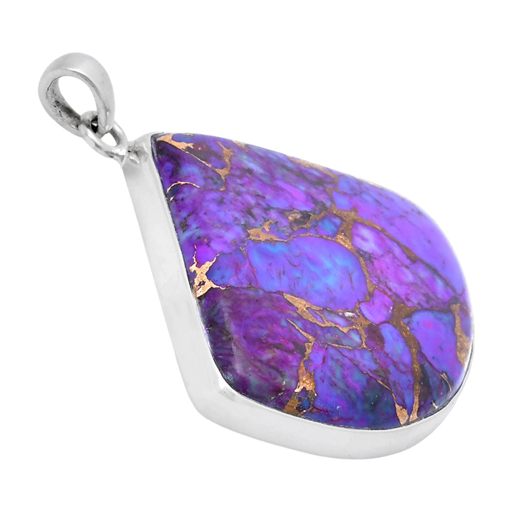 Premium Quality Copper Purple Turquoise - Arizona Pendant P-1001 31-EP10179