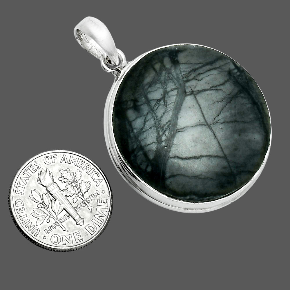Premium Quality Picasso Jasper Pendant P-1124 56-EP10570