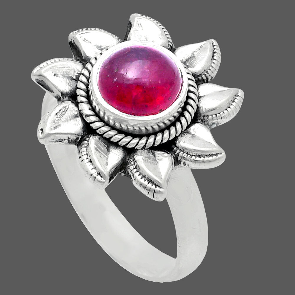 Premium Quality Sun - Lab Created Ruby Ring size-8 R-1617 58-ER14635