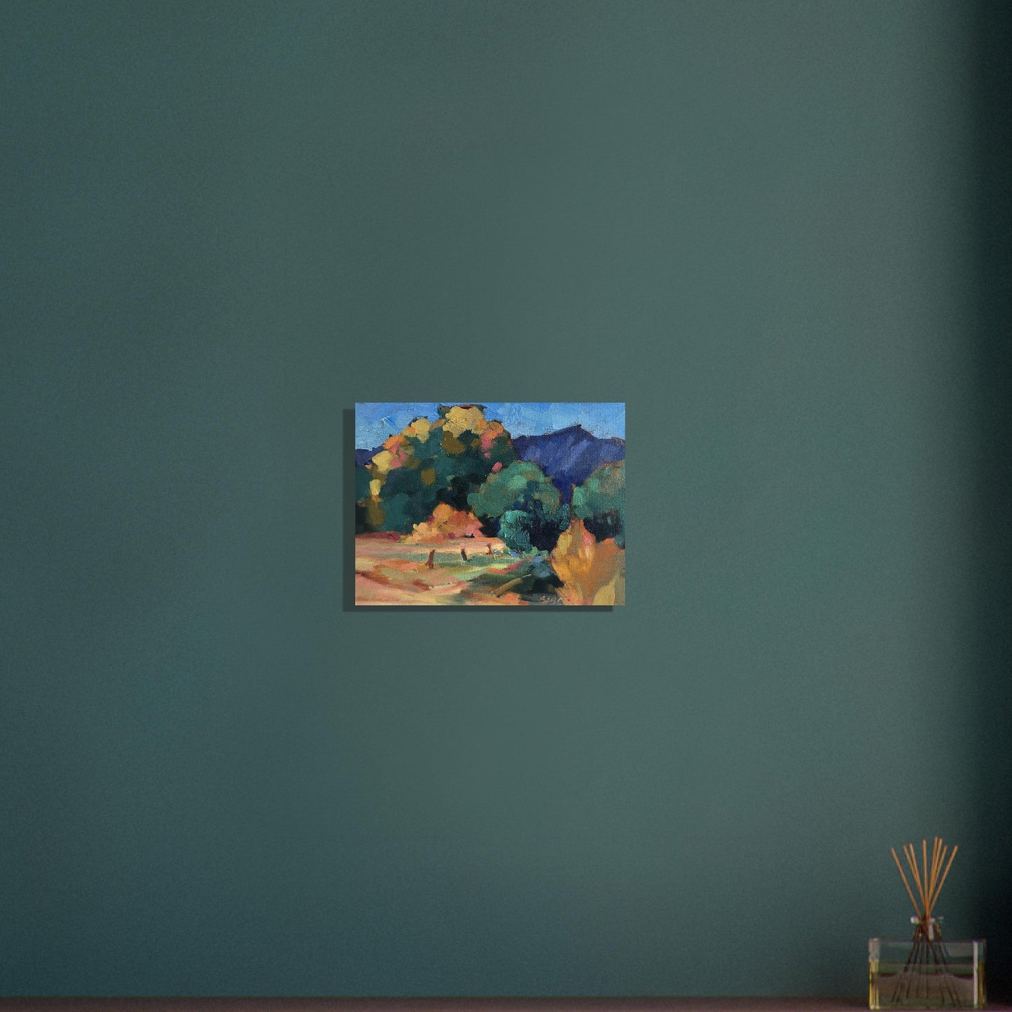 ‘New Mexico Meadow’ Southwestern Landscape | 12x16 Museum Quality Matte Poster | Original Artwork by American Artist Barbara Cleary