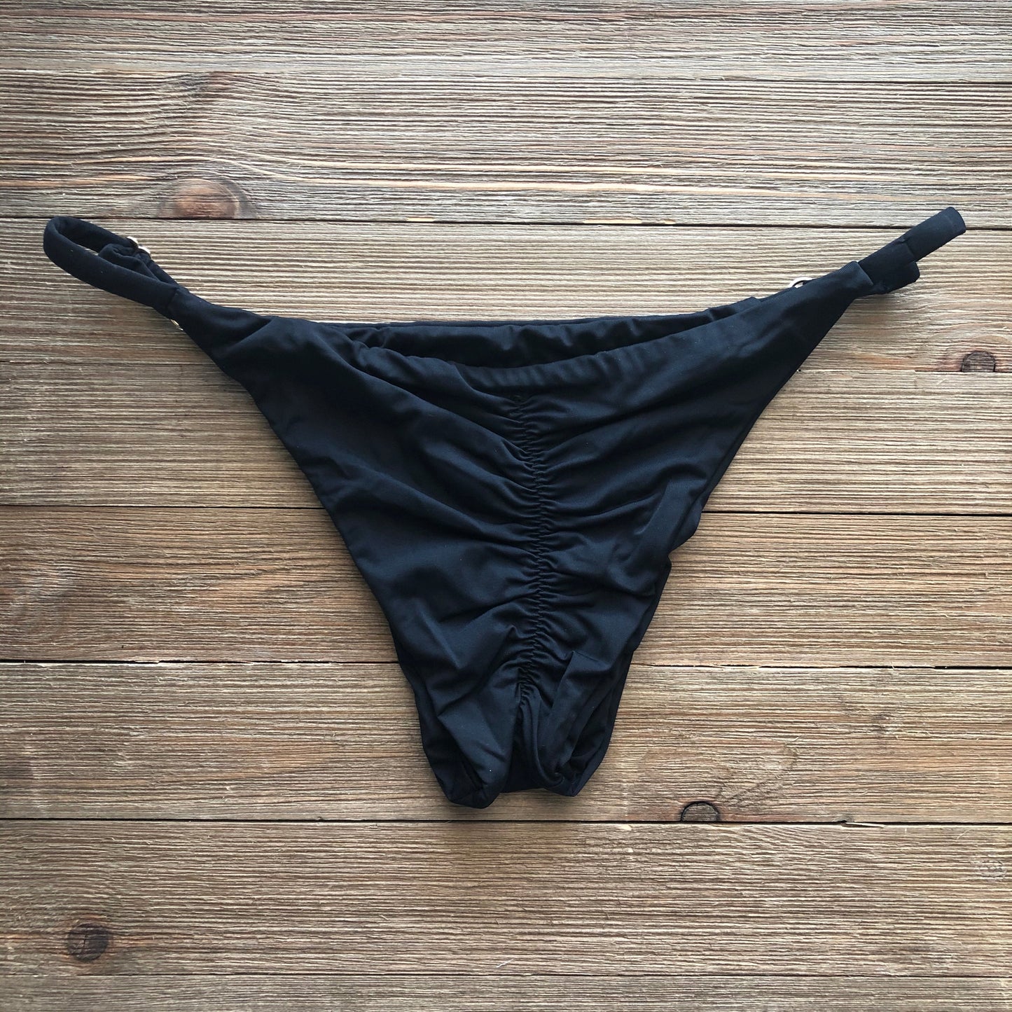 Light Black Tanga Bottom