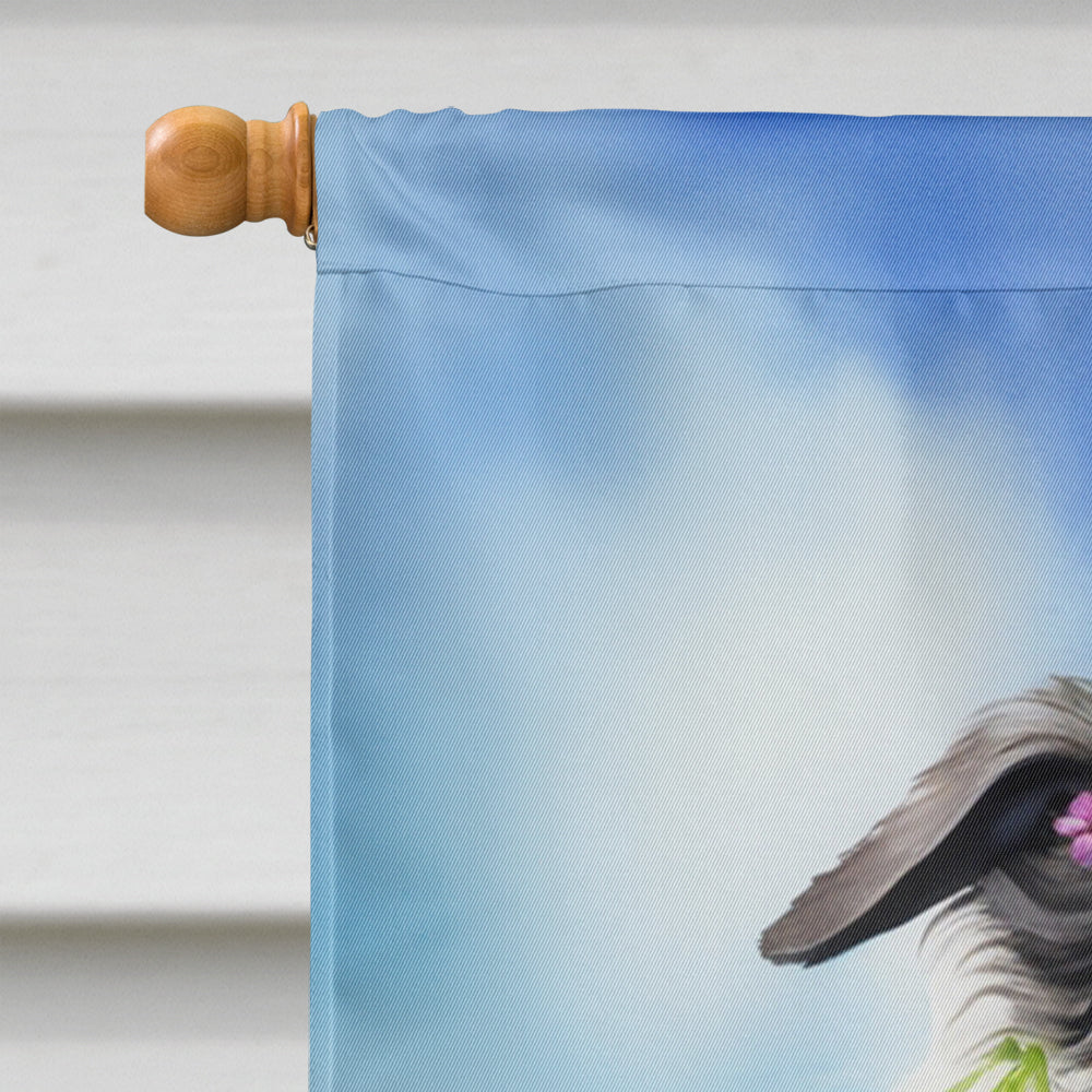 Scottish Deerhound Easter Egg Hunt House Flag