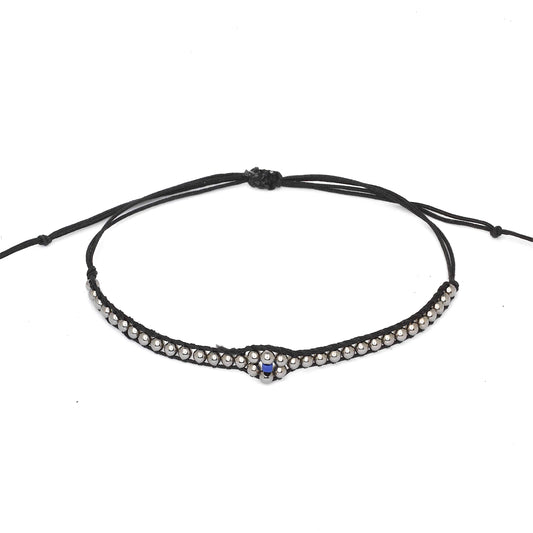 Sterling Silver Beaded Bracelet