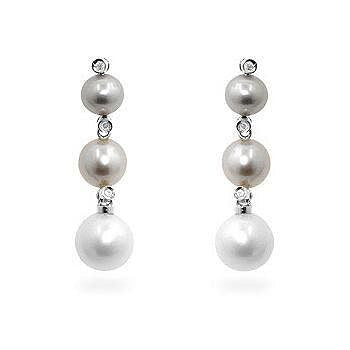 Multicolor Pearl Earrings