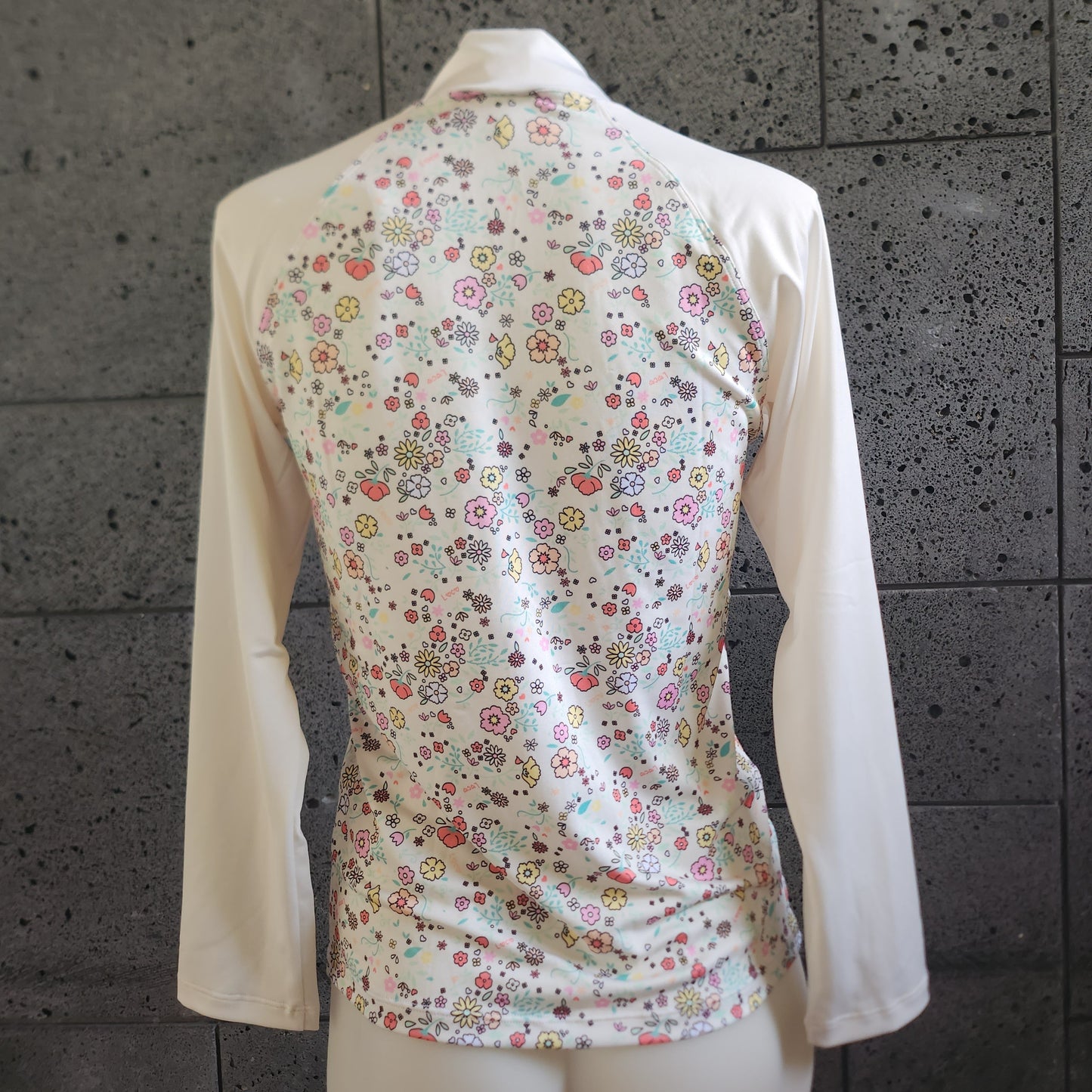 Loco Boutique Little Blossoms Zipper Front Rashguard