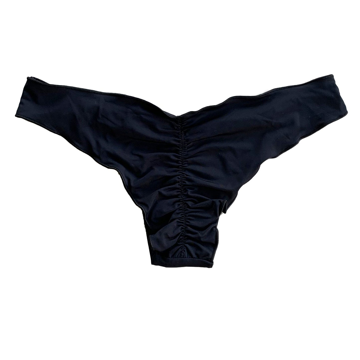 Light Black Lili Ripple Bikini Bottom