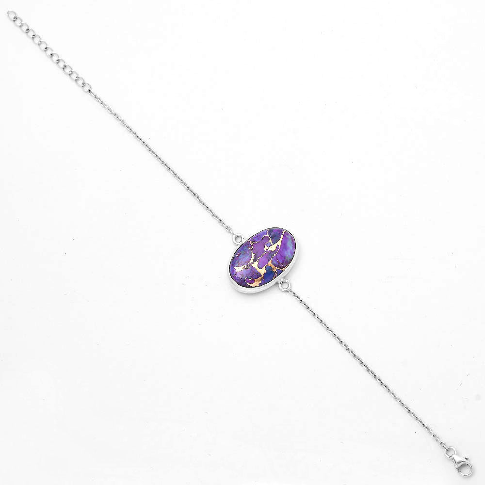 Copper Purple Turquoise - Arizona Bracelet B-1023 SDB2994