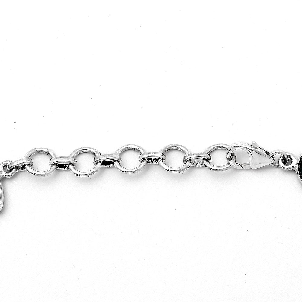 Natural Green Matrix Turquoise Bracelet B-1023 SDB3522