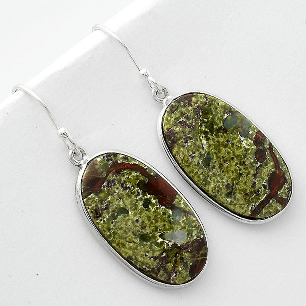 Dragon Blood Stone - South Africa Earrings E-1001 SDE66018