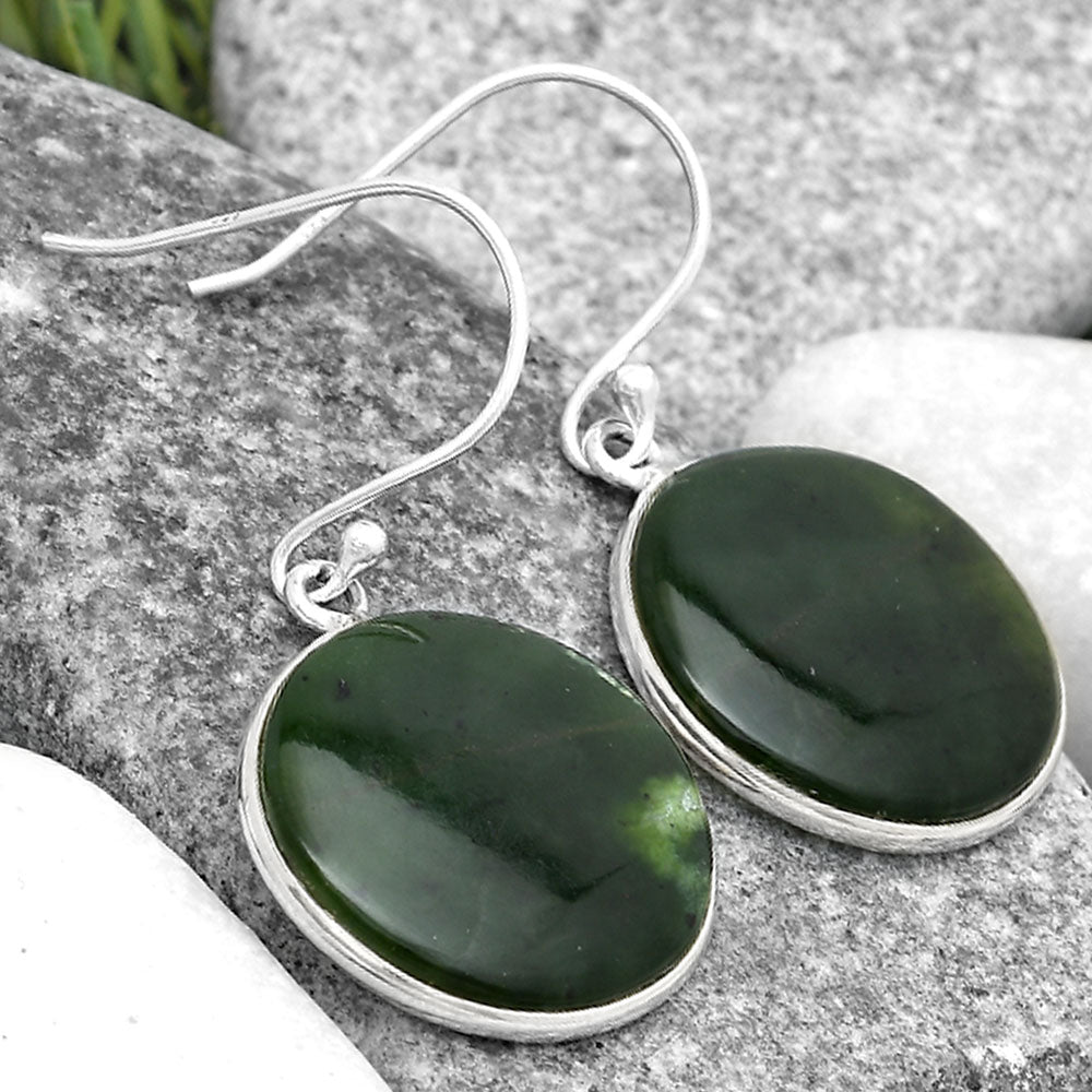 Natural Chrome Chalcedony Earrings E-1001 SDE69561