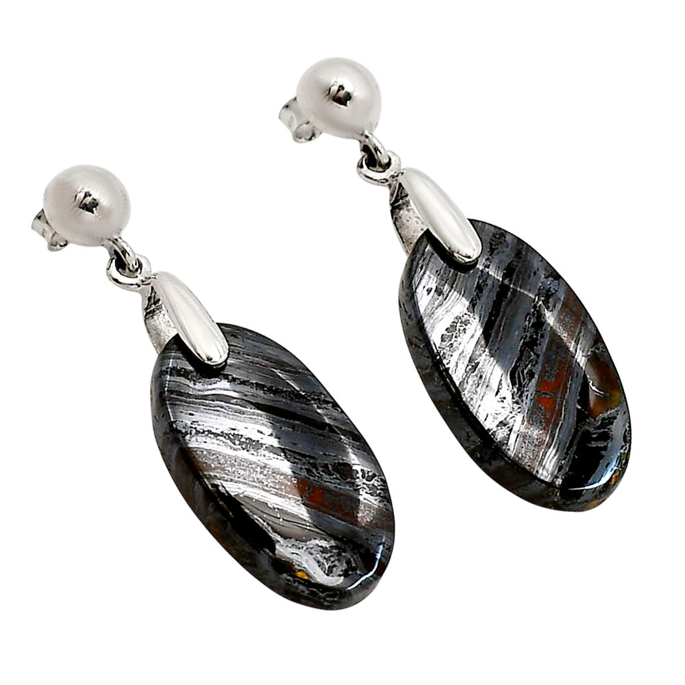 Iron Tiger Eye Earrings E-1199 SDE90660