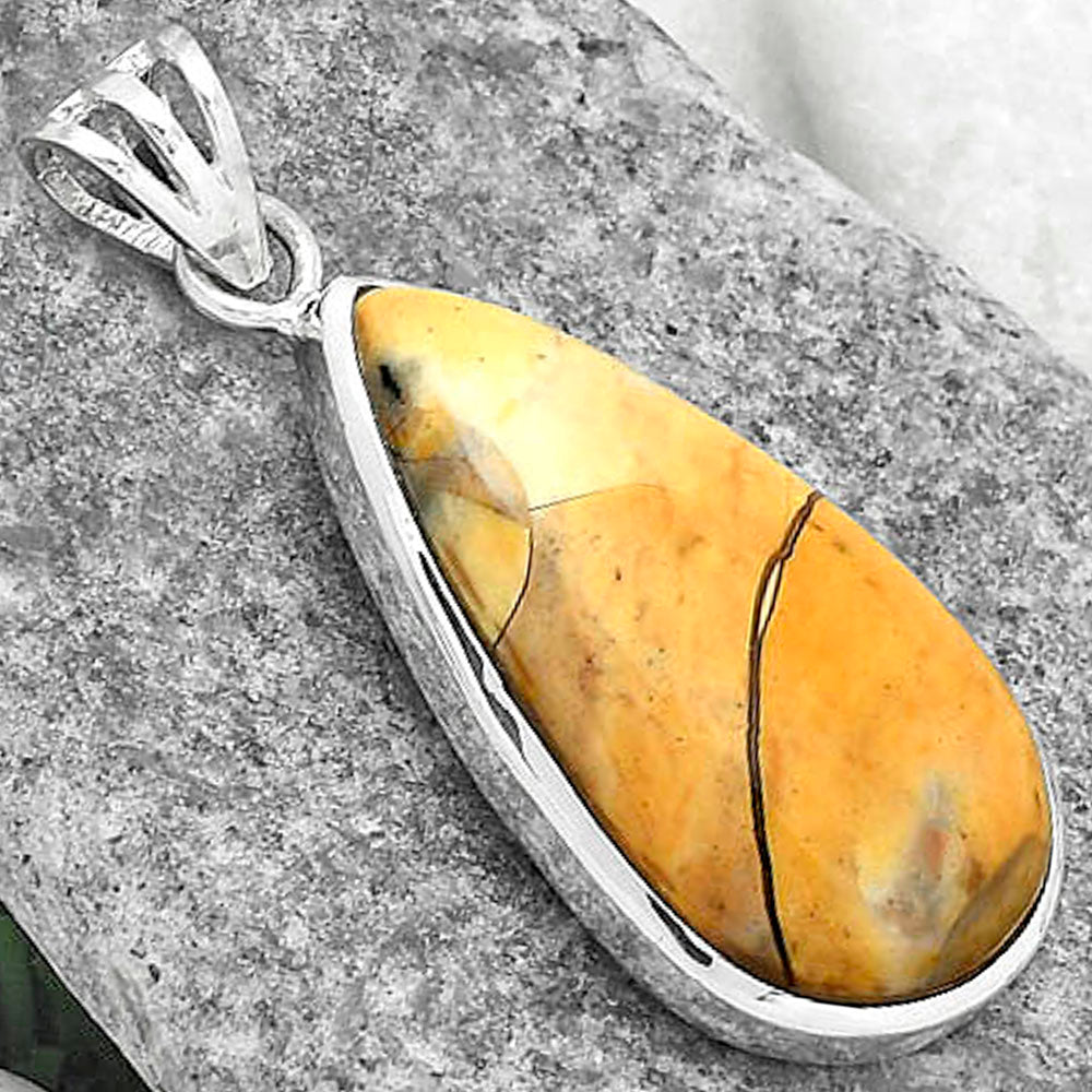 Natural Brecciated Mookaite Pendant P-1002 SDP102372