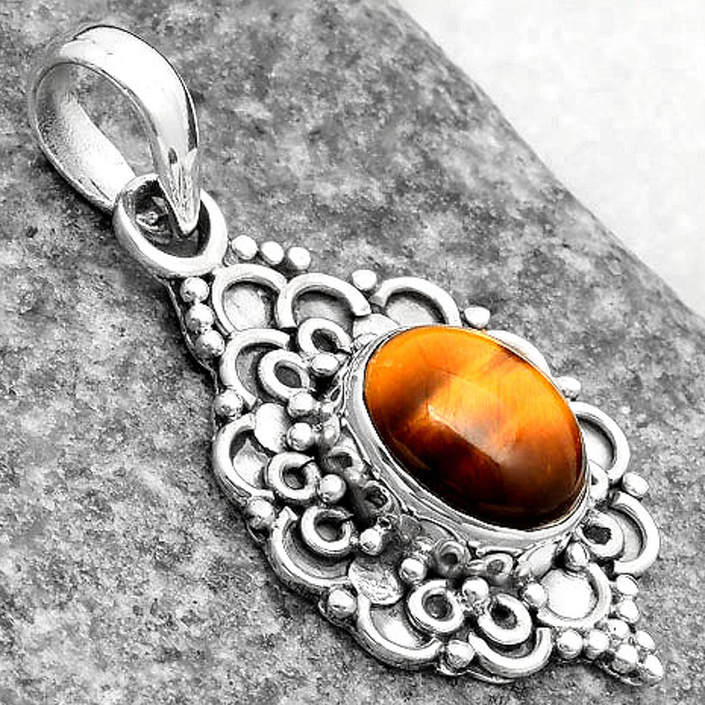 Natural Tiger Eye - Africa Pendant P-1214 SDP107601
