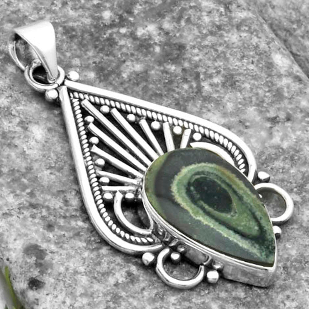 Natural Star Galaxy Jasper Pendant P-1541 SDP115809