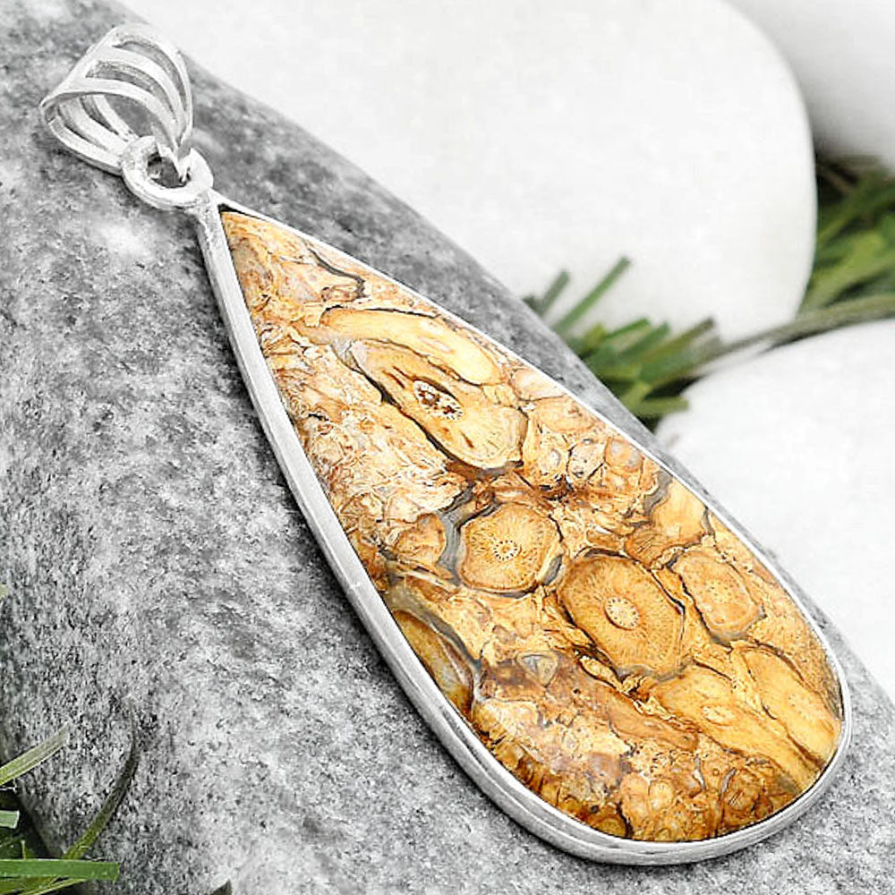 Natural Rock Calcy Pendant P-1001 SDP124845