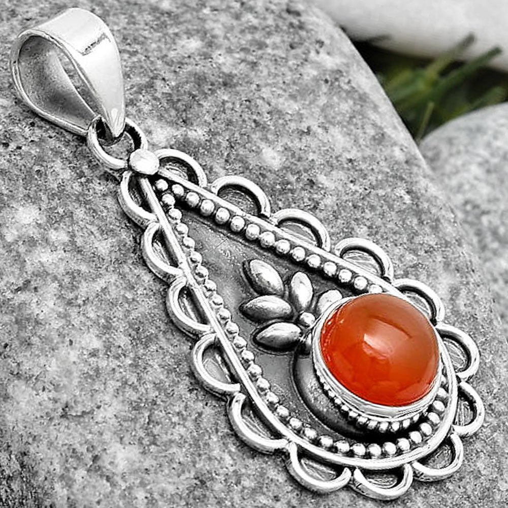 Natural Carnelian Pendant P-1033 SDP125470