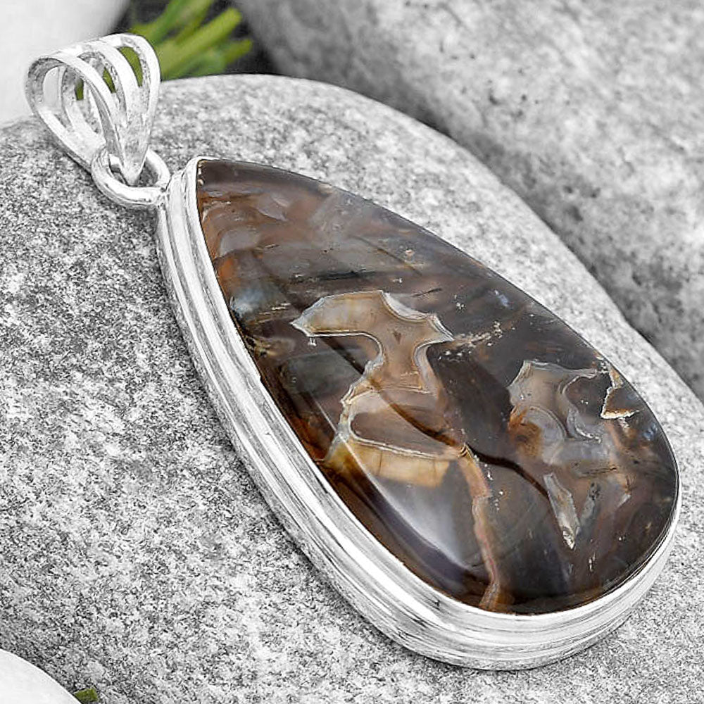 Natural Tube Agate - Turkish Pendant P-1050 SDP129776