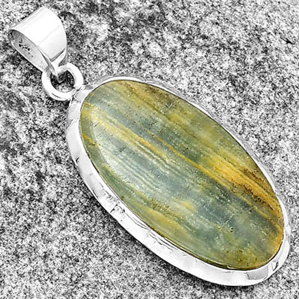 Natural Blue Aragonite Pendant P-1110 SDP133346