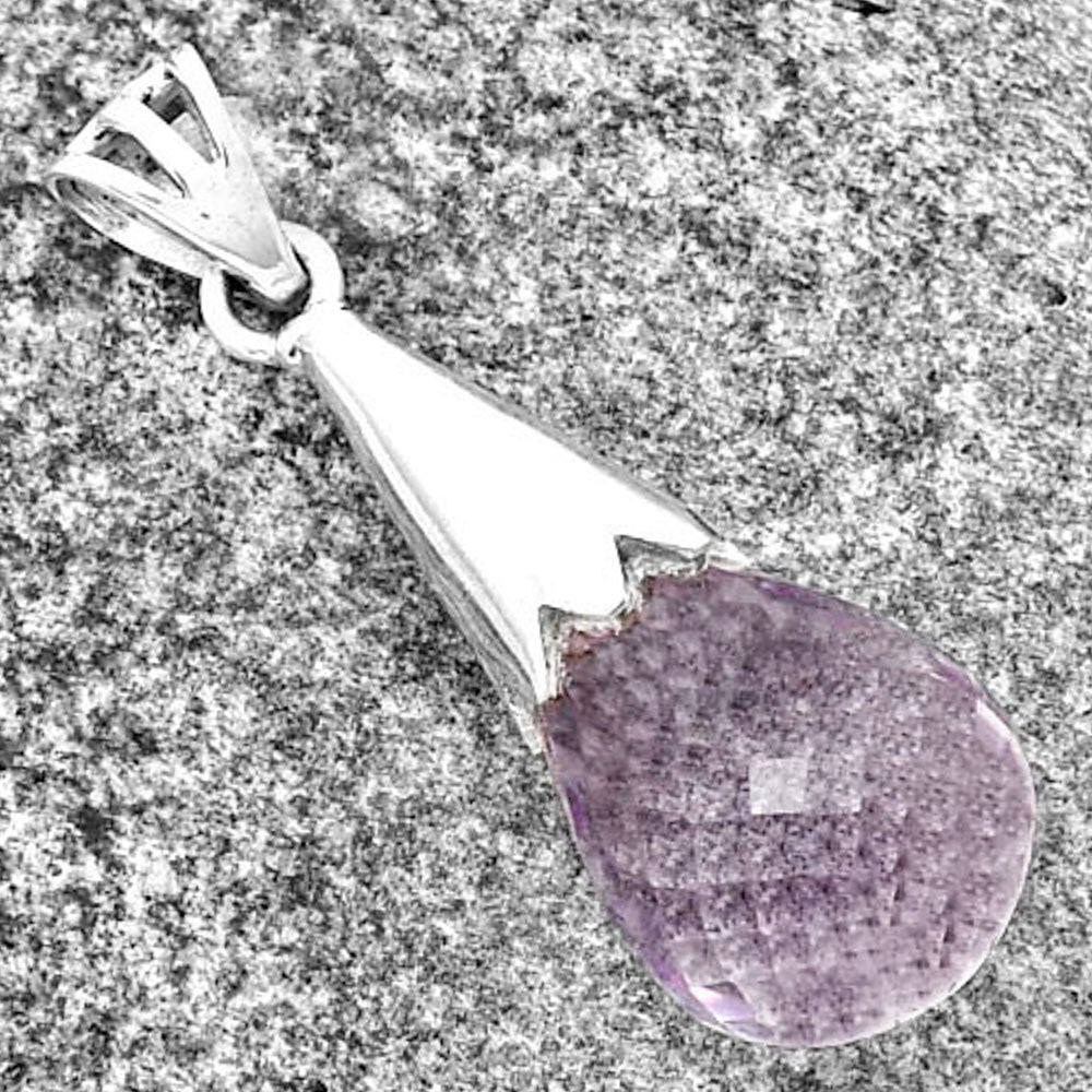 Amethyst Briolette Drop - Brazil Pendant P-1016 SDP134085
