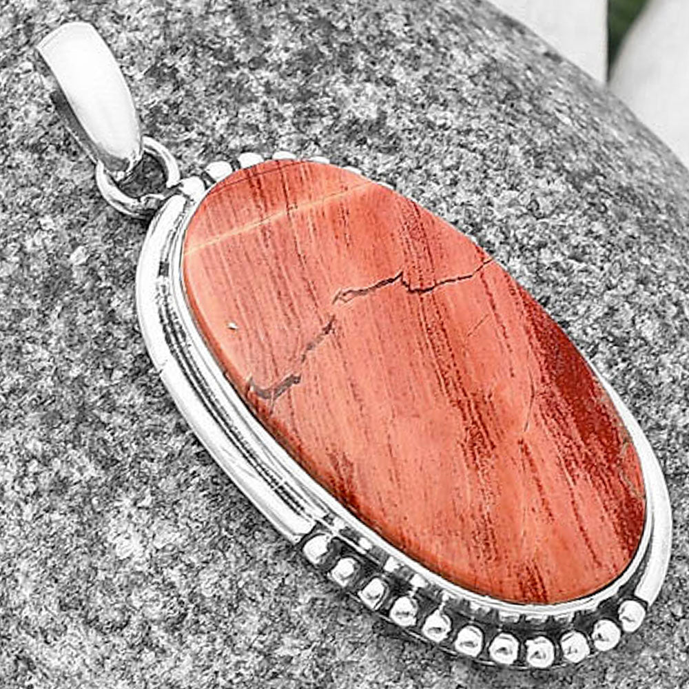 Natural Snake Skin Jasper Pendant P-1073 SDP140853