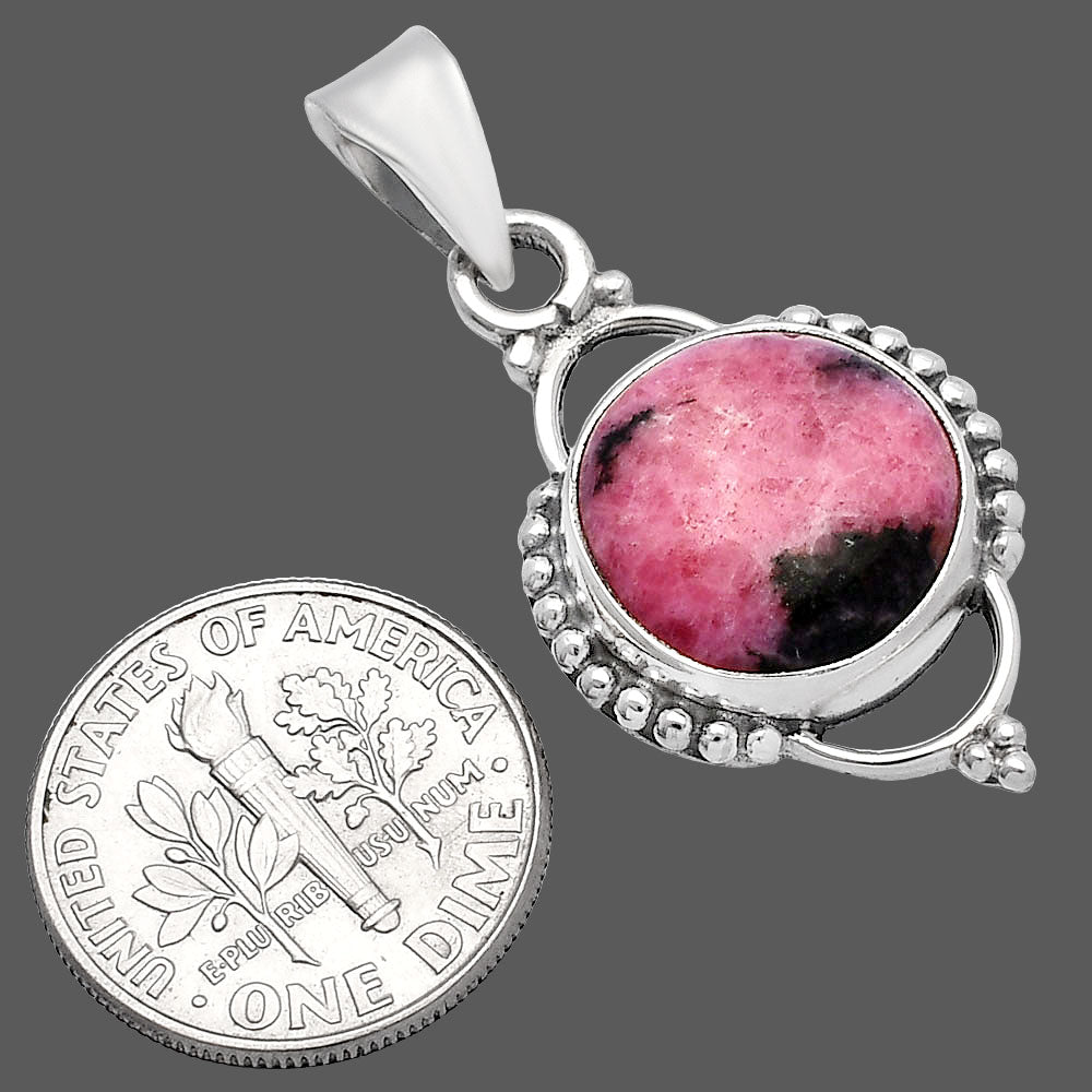 Natural Rhodonite Pendant P-1639 SDP144680