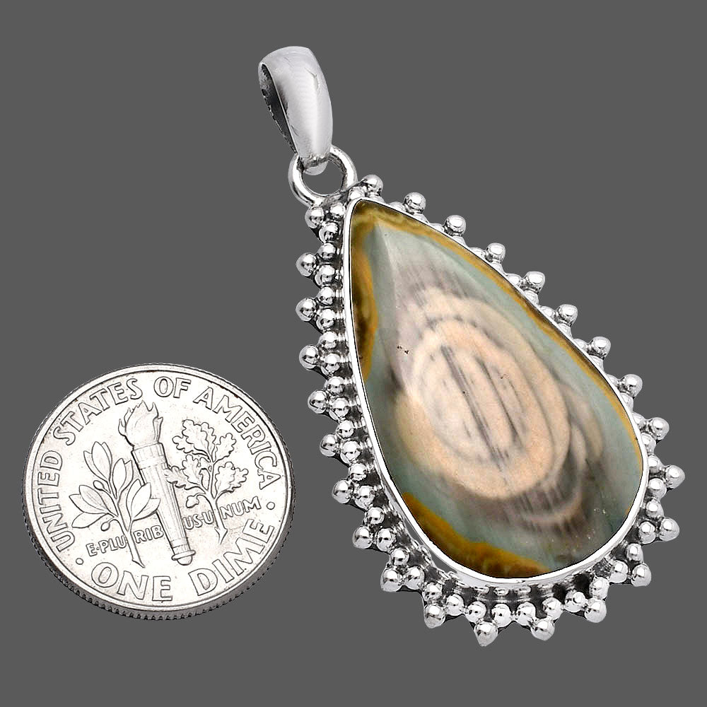Natural Imperial Jasper - Mexico Pendant P-1066 SDP146169