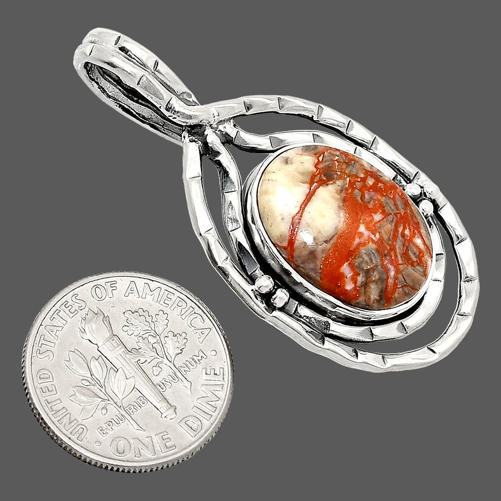 Natural Rosetta Picture Jasper Pendant P-1410 SDP151052