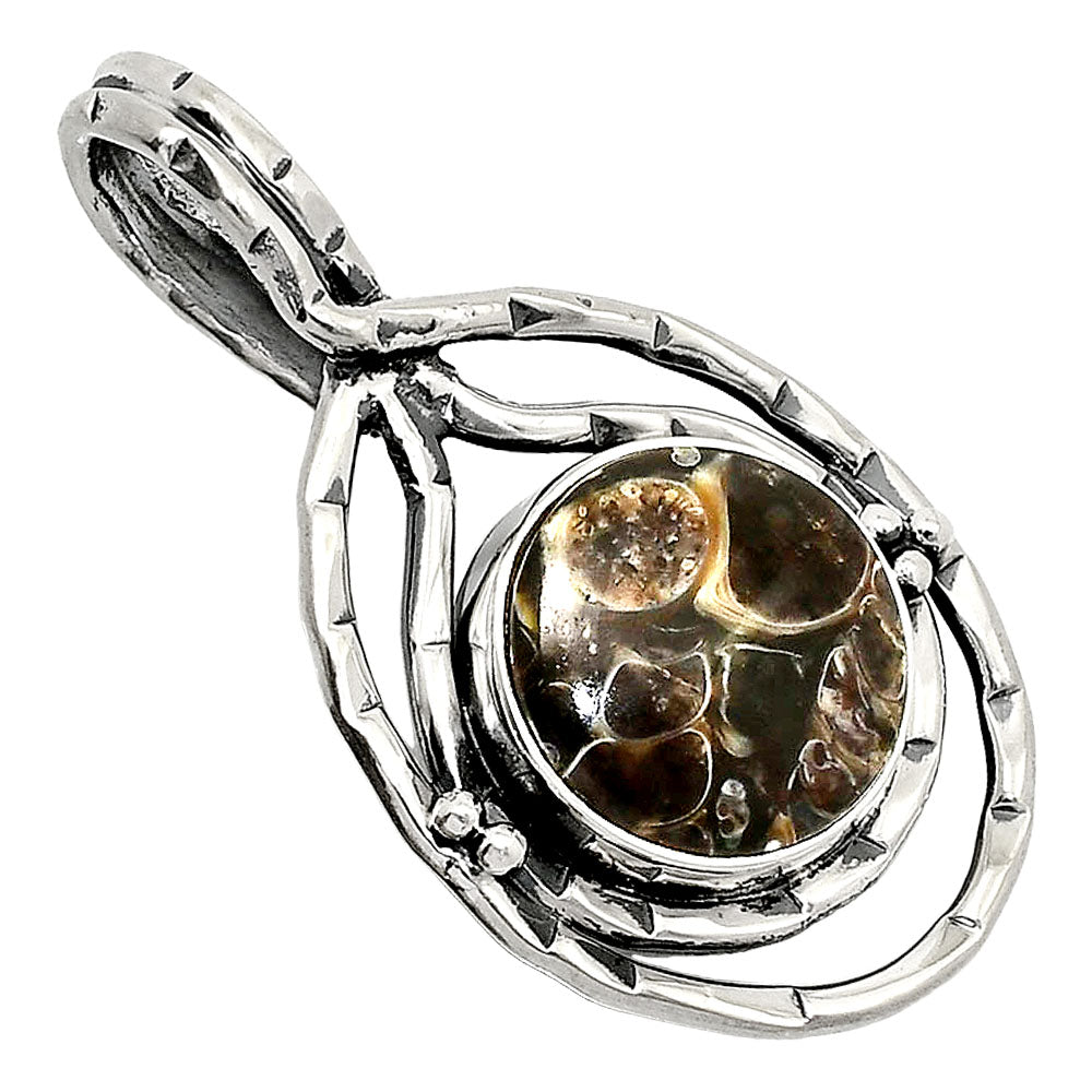Natural Turtella Jasper - USA Pendant P-1410 SDP151102