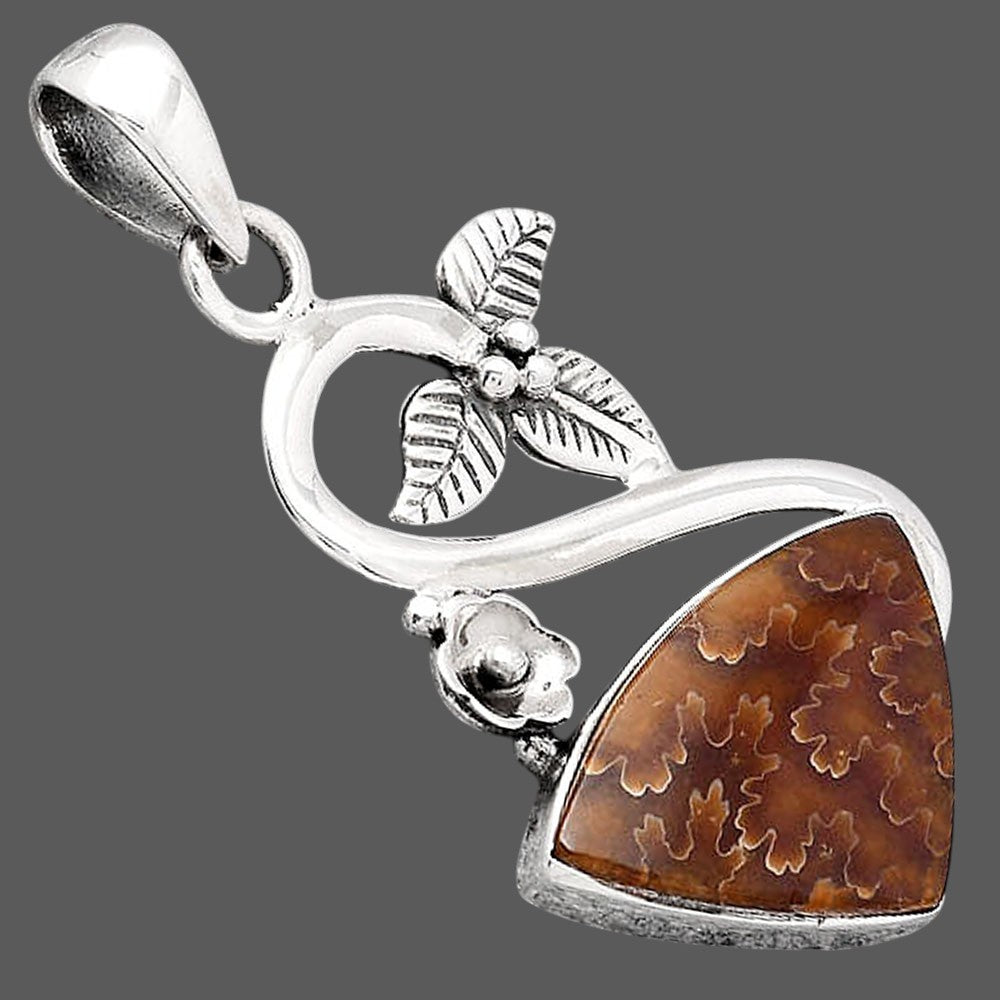 Natural Sutured Ammonite - Madagascar Pendant P-1711 SDP154317