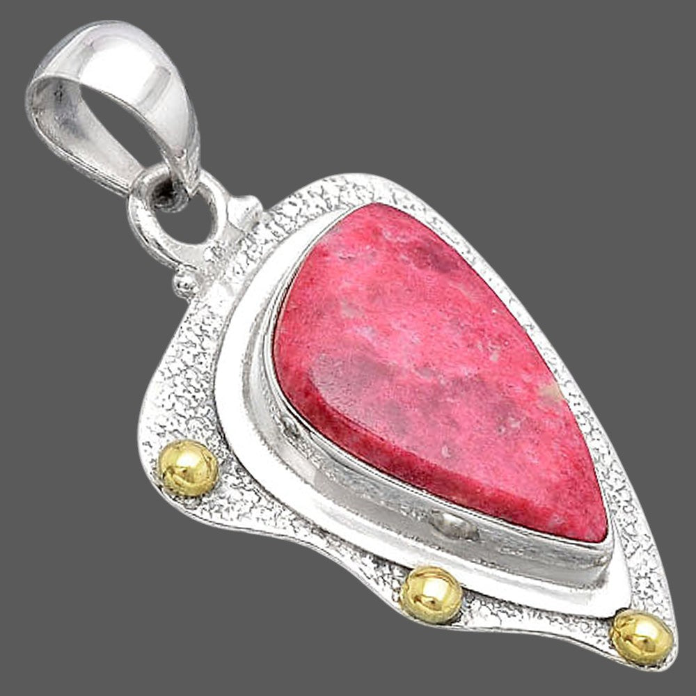 Natural Pink Thulite - Norway Pendant P-1498 SDP154476