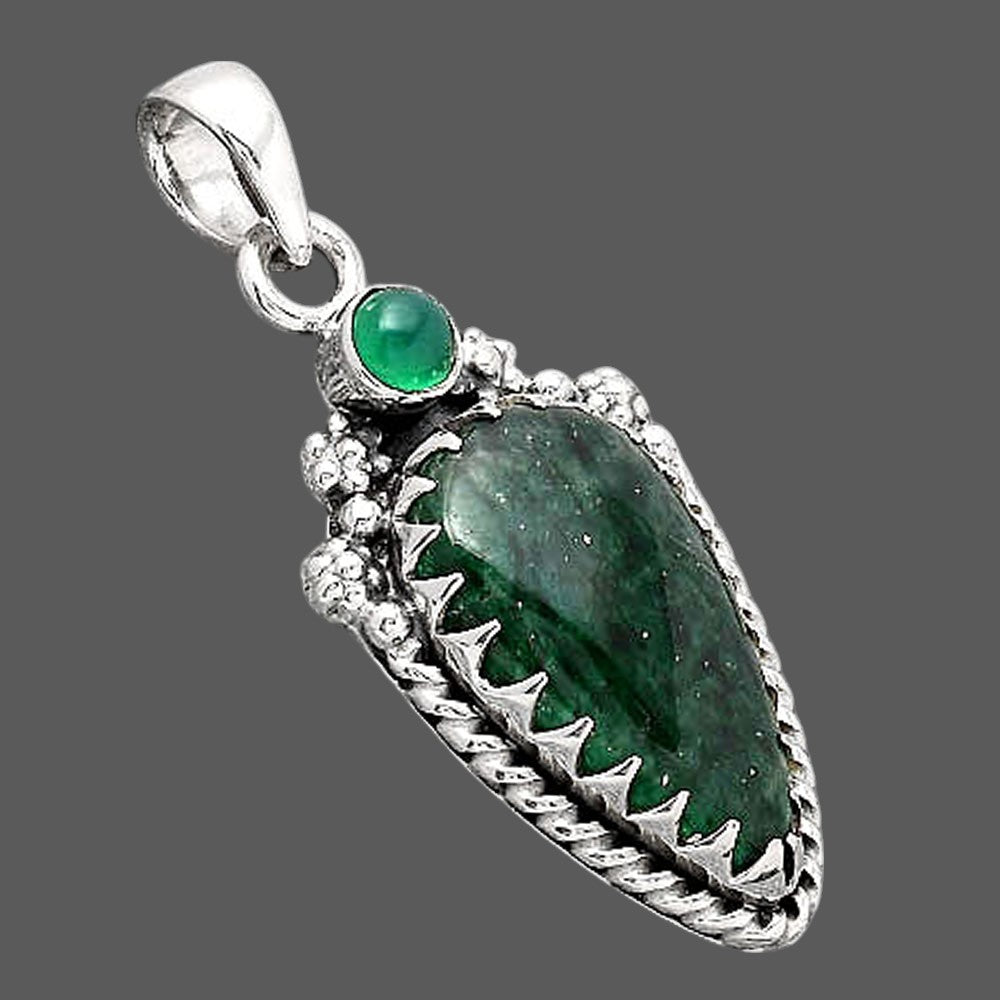 Green Aventurine and Green Onyx Pendant P-1482 SDP154605
