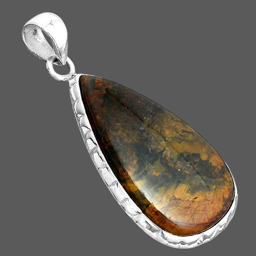 Natural Purple Cow Jasper Pendant P-1110 SDP156689