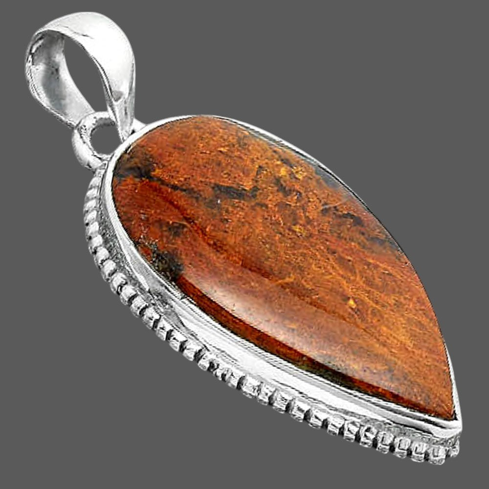 Natural Red Moss Agate Pendant P-1371 SDP156841