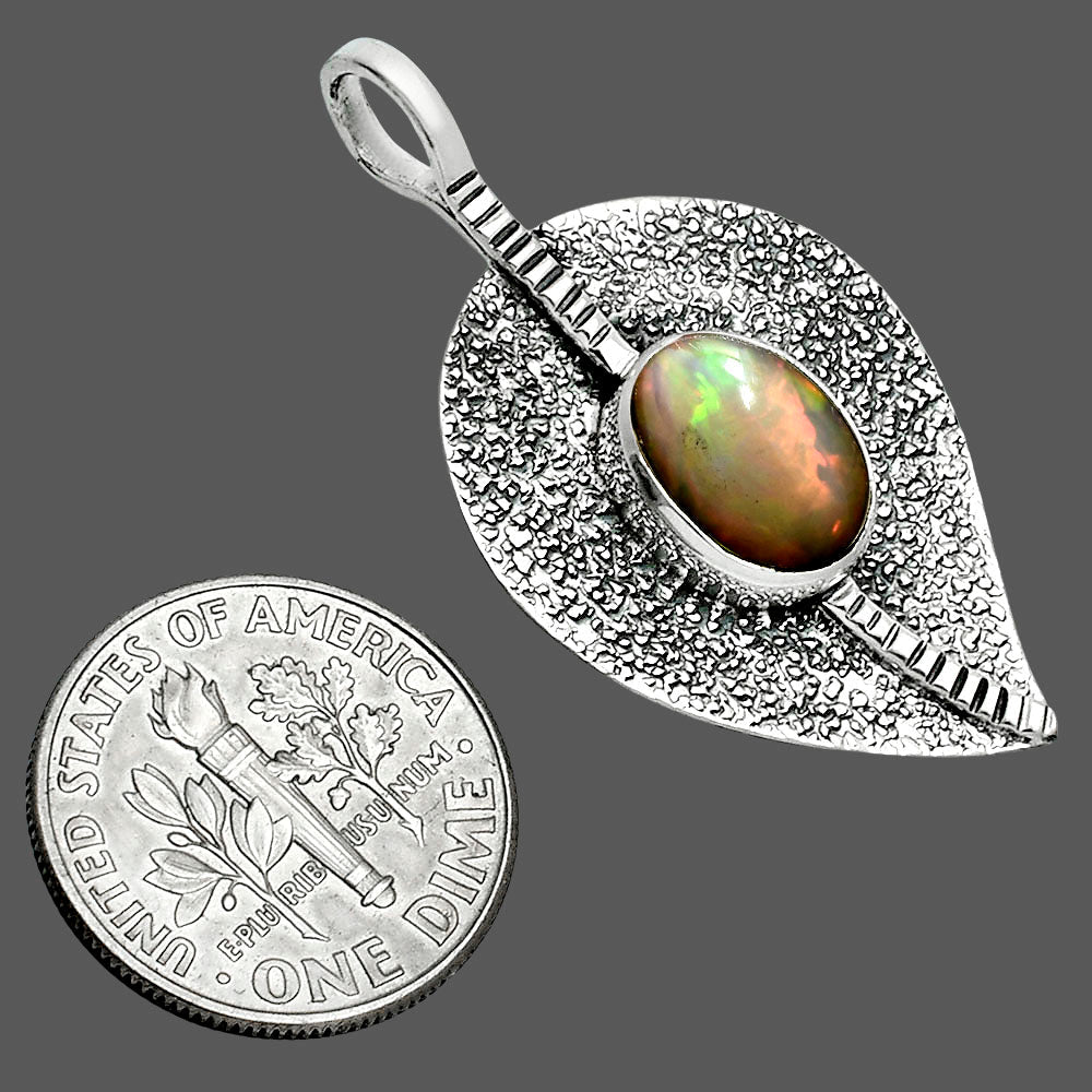Natural Ethiopian Opal Pendant P-1218 SDP157426