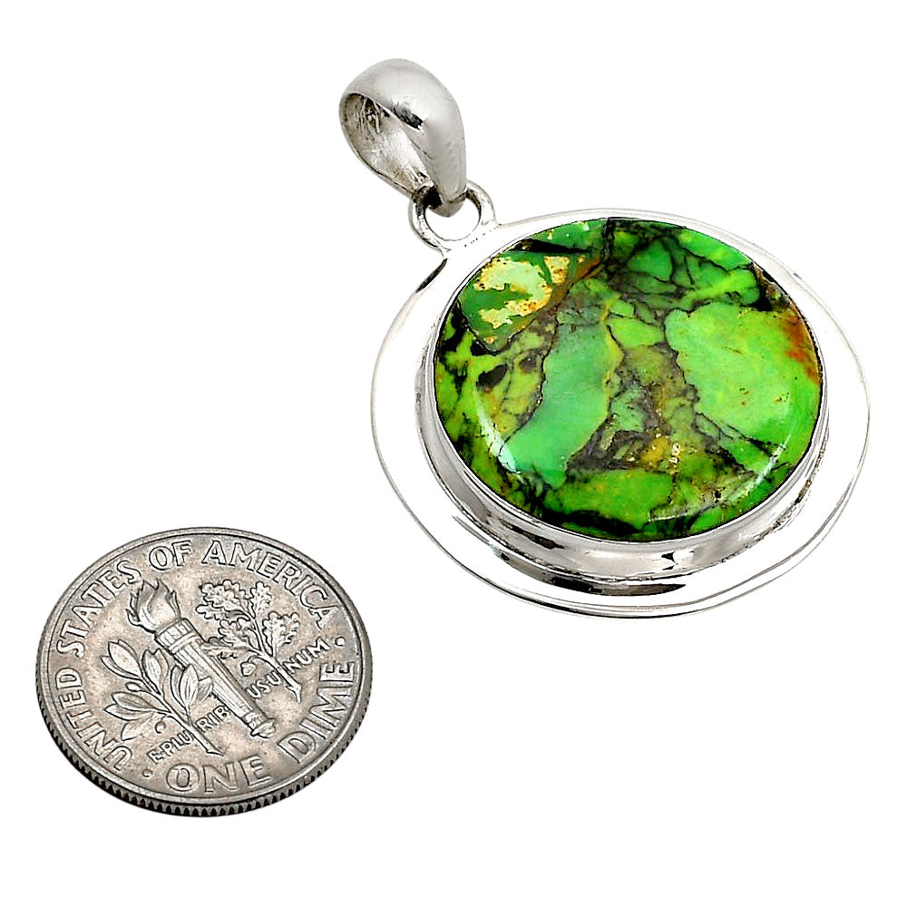 Green Matrix Turquoise Pendant P-1076 SDP158207