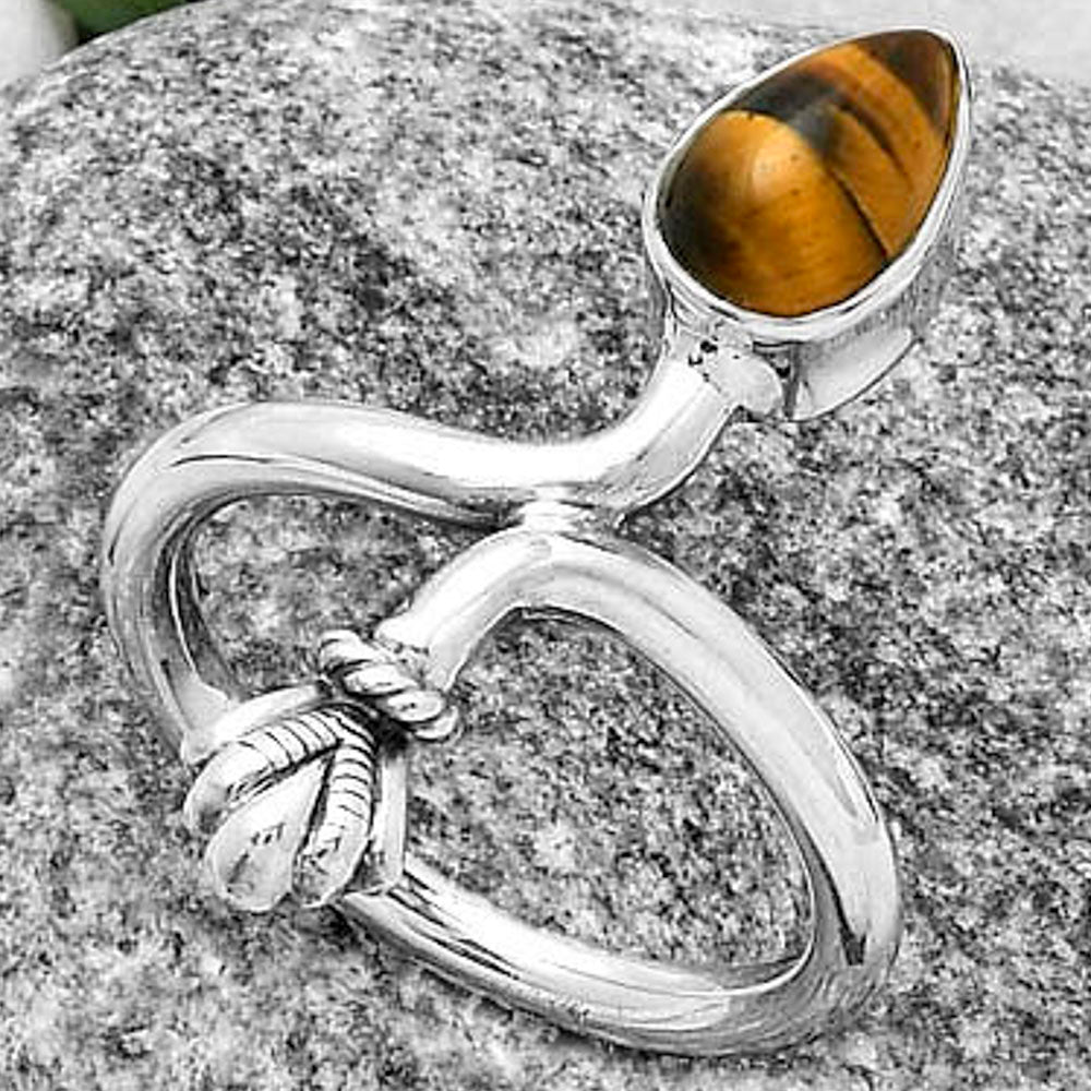 Natural Tiger Eye - Africa Ring size-7.5 R-1482 SDR175084