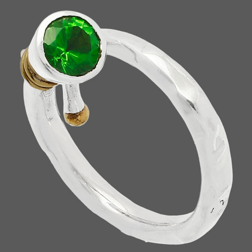Lab Created Emerald Ring size-8 R-1248 SDR227047