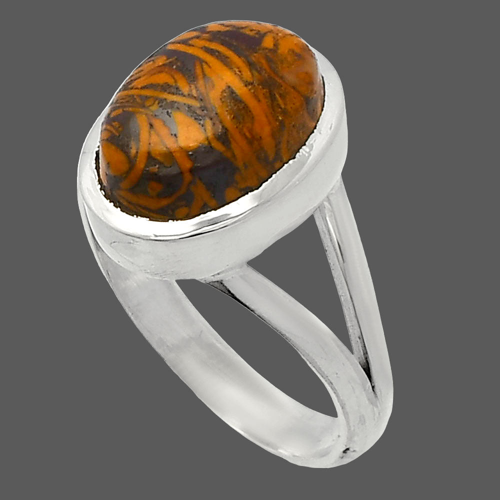 Coquina Fossil Jasper - India Ring size-6.5 R-1005 SDR230686