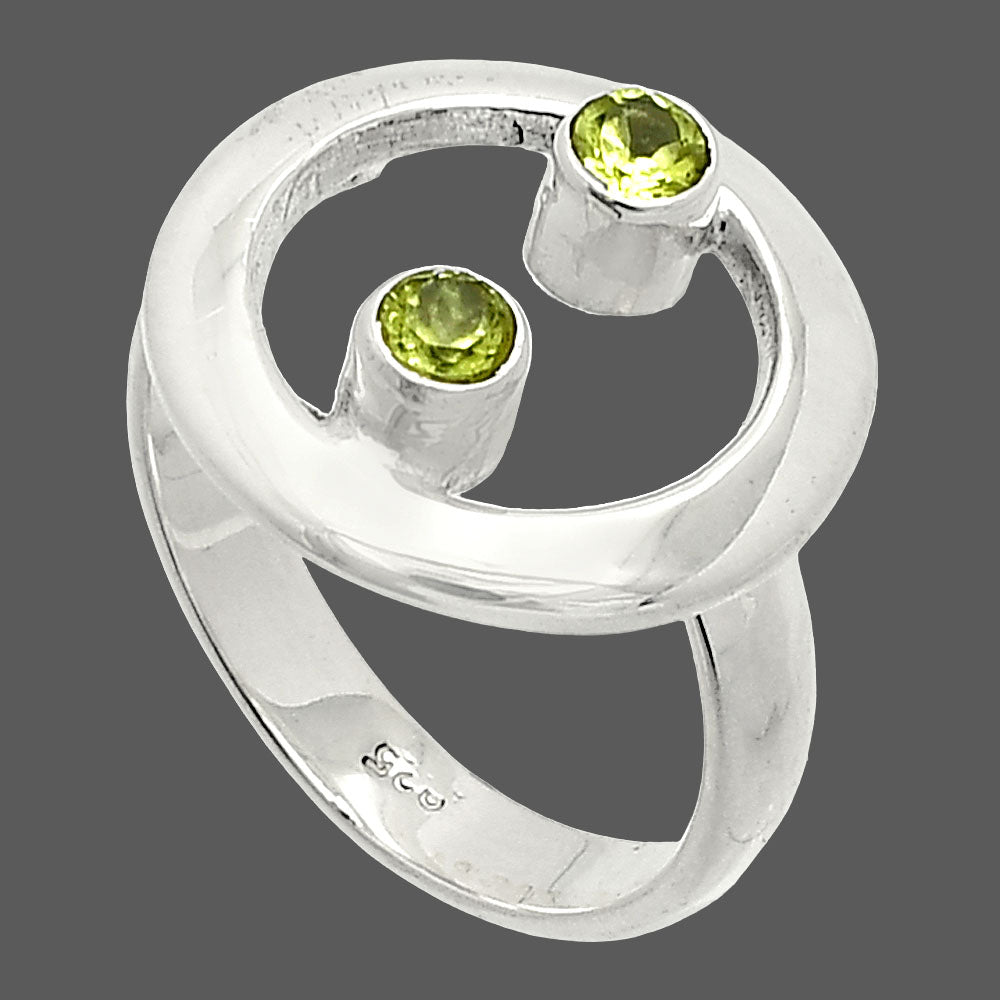 Natural Peridot Ring size-6 R-1540 SDR236824