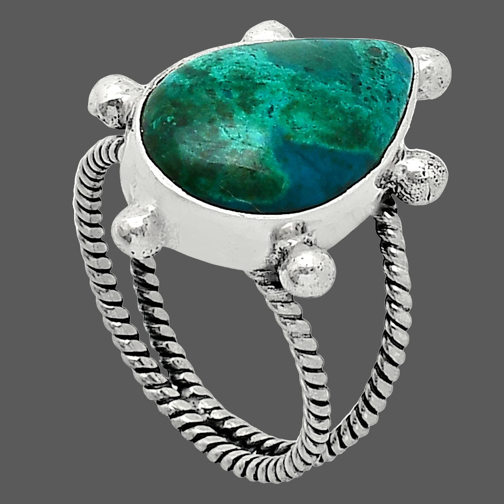 Natural Peruvian Opalina Ring size-7 R-1268 SDR243006