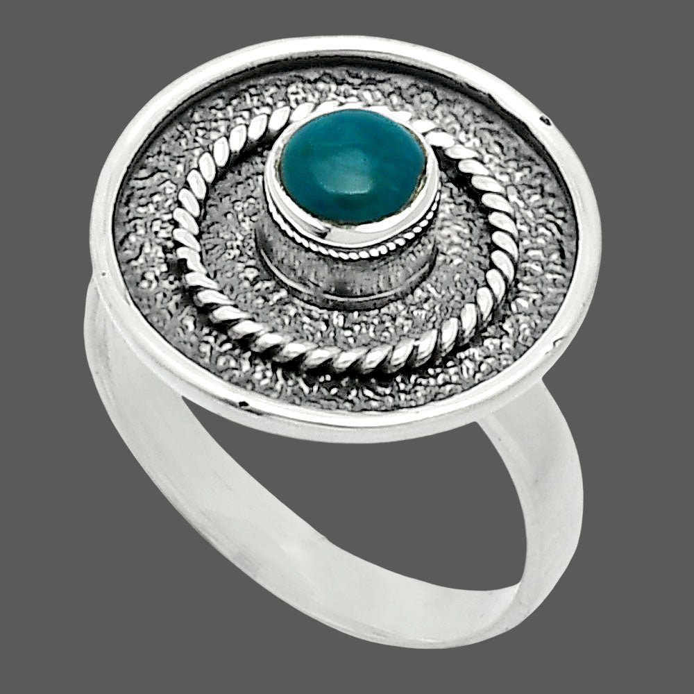 Natural Azurite Chrysocolla Ring size-7 R-1439 SDR244353