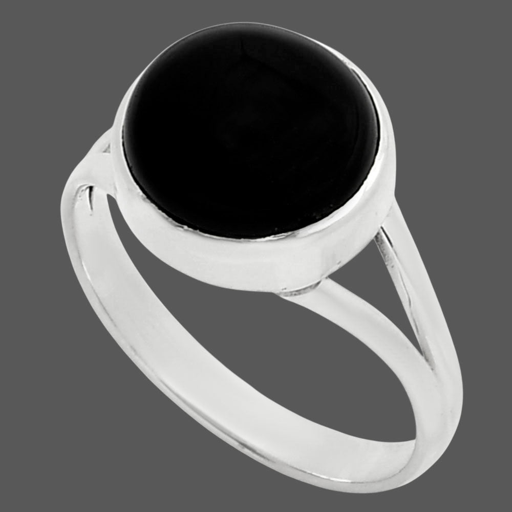 Natural Black Onyx - Brazil Ring size-7 R-1005 SDR249180