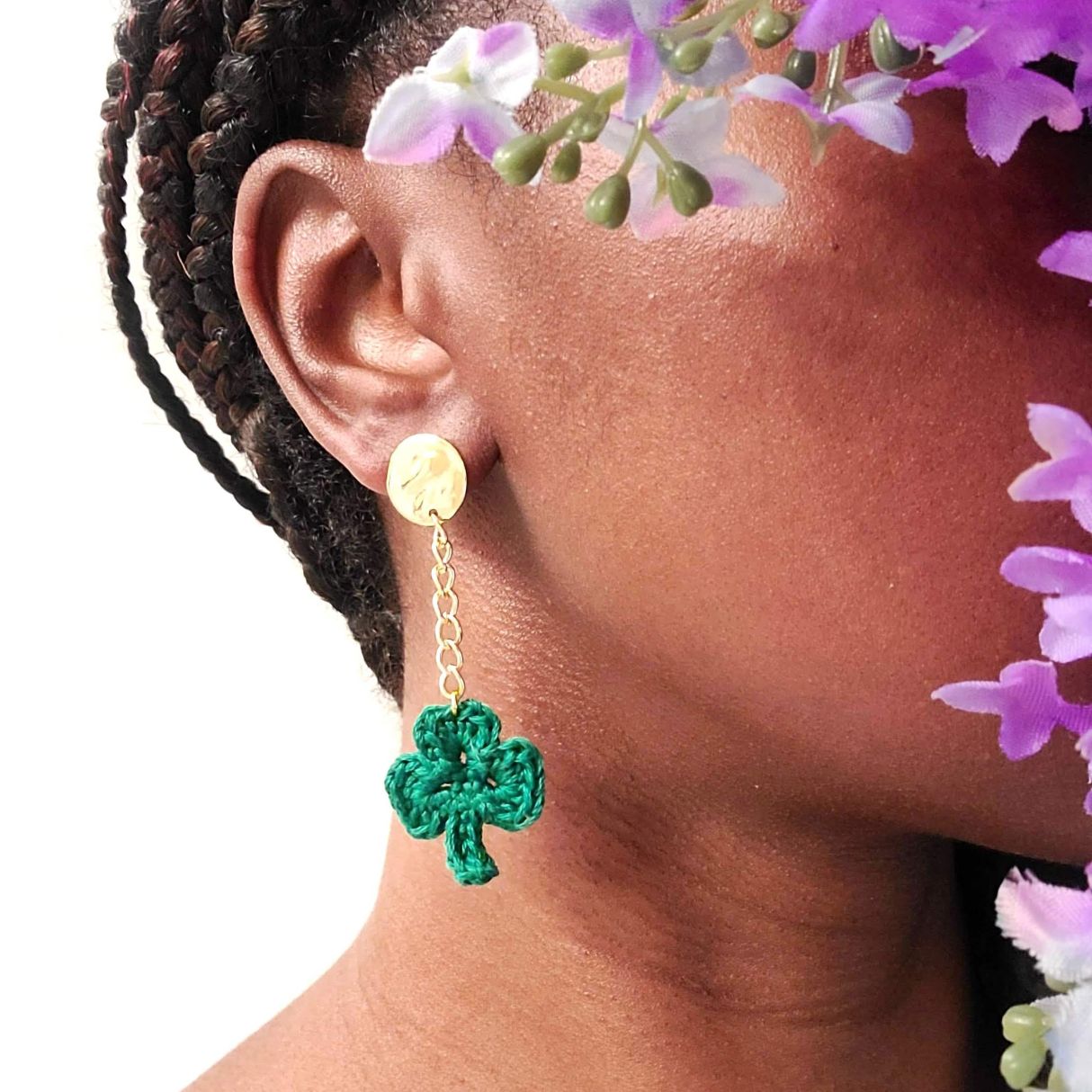 Shamrock Dangle Earrings