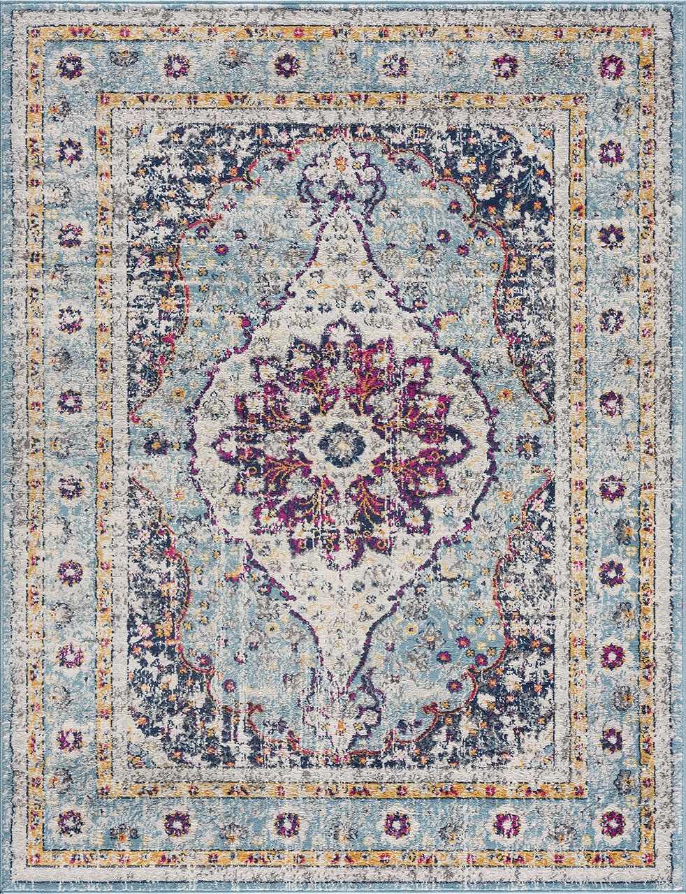 Tigried Blue 2305 Area Rug - Clearance